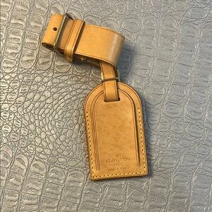 Louis Vuitton Vachetta Luggage Tag